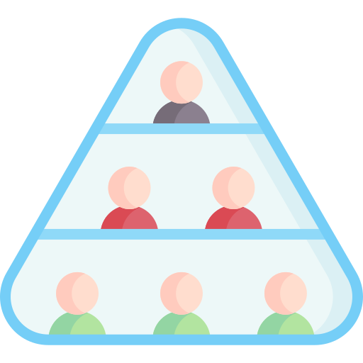 maslow-piramide Special Flat icoon