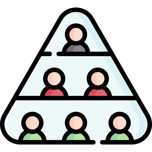 매슬로 피라미드 Special Lineal color icon