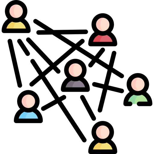 conexiones Special Lineal color icono