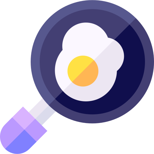 Жаренное яйцо Basic Straight Flat иконка