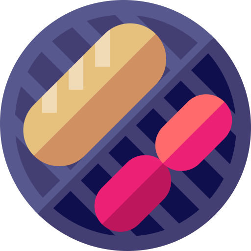 Barbecue Basic Straight Flat icon