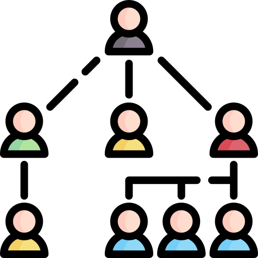 hiérarchie Special Lineal color Icône