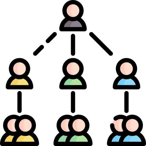 hierarchia Special Lineal color ikona