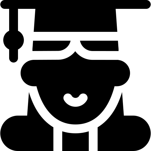 ukończenie szkoły Basic Rounded Filled ikona