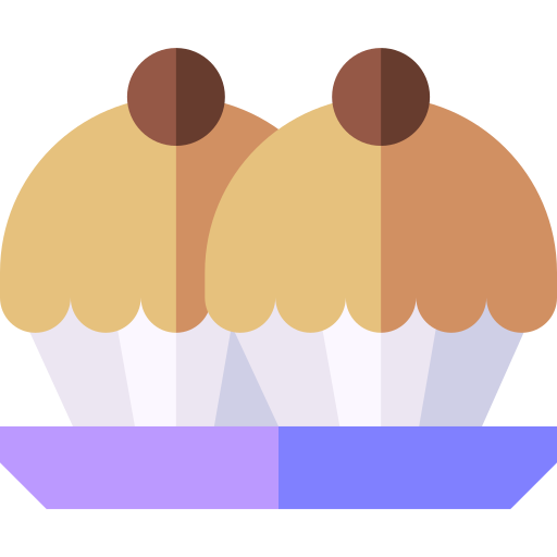 muffin Basic Straight Flat Icône