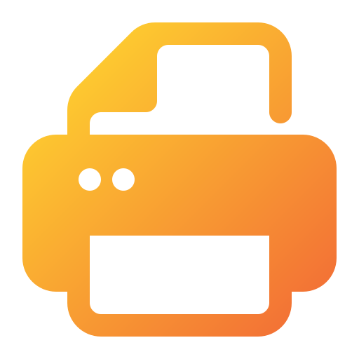 Printer Generic Flat Gradient icon