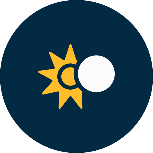 verduistering Generic Flat icoon