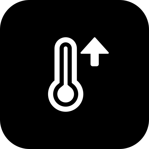 haute température Generic Glyph Icône