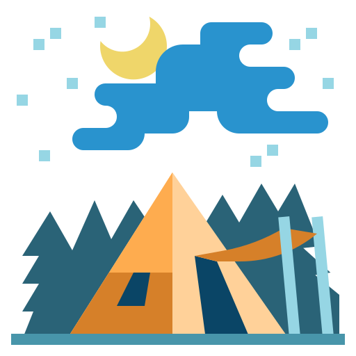 tent PongsakornRed Flat icoon