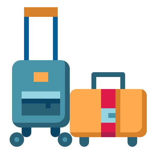 Luggage PongsakornRed Flat icon