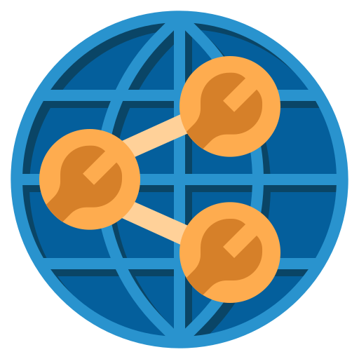 ソーシャルネットワーク PongsakornRed Flat icon