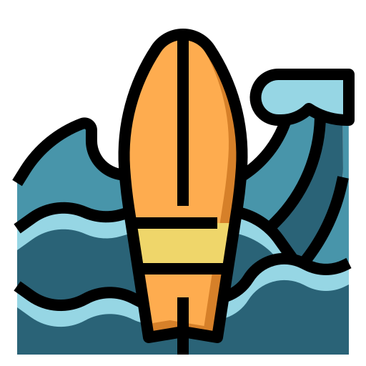 deska surfingowa PongsakornRed Lineal Color ikona