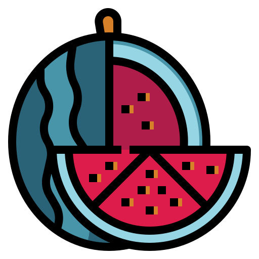 wassermelone PongsakornRed Lineal Color icon