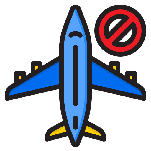 Самолет srip Lineal Color иконка