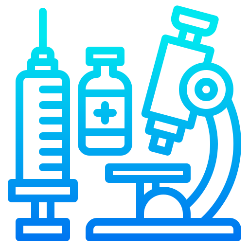 Laboratory srip Gradient icon