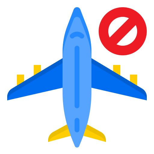 aereo srip Flat icona