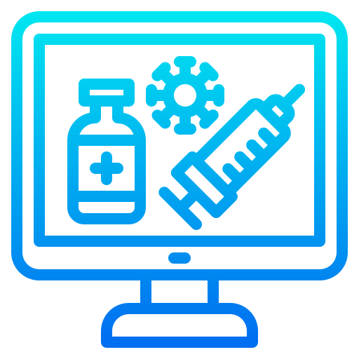 Vaccine srip Gradient icon