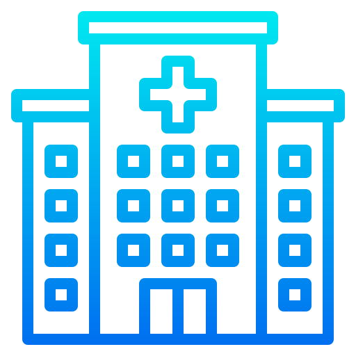 Hospital srip Gradient icon