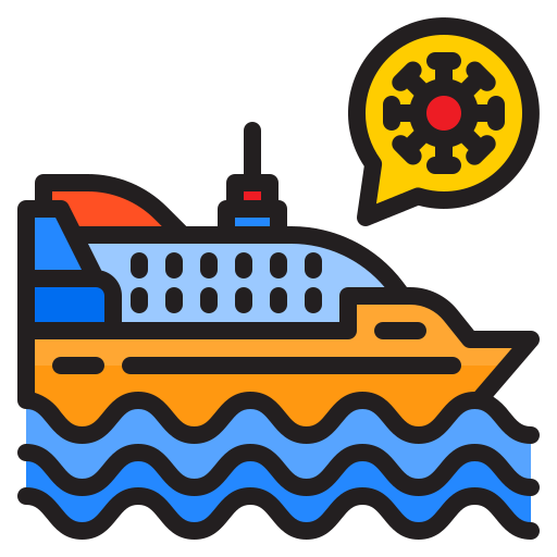 Ship srip Lineal Color icon