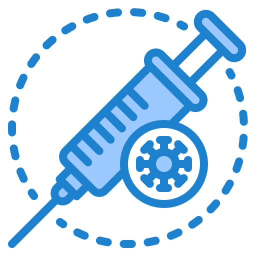 Syringe srip Blue icon