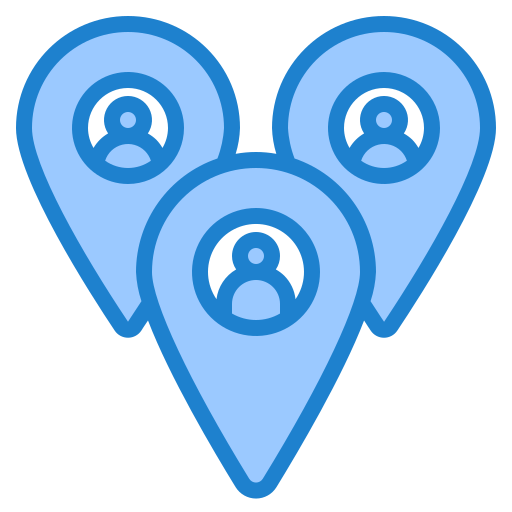 Location srip Blue icon