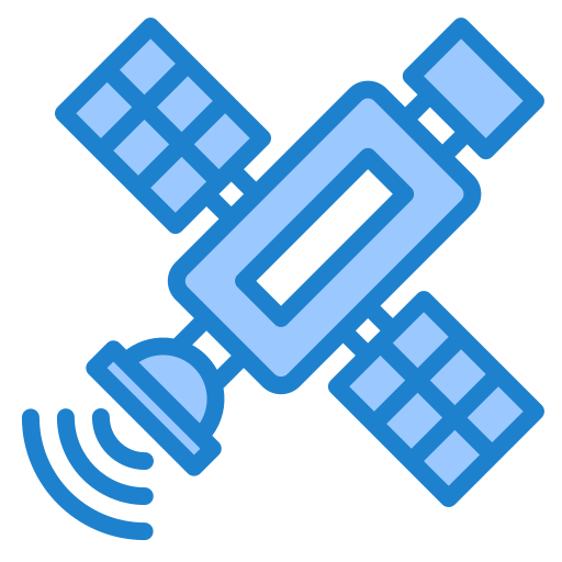 衛星 srip Blue icon