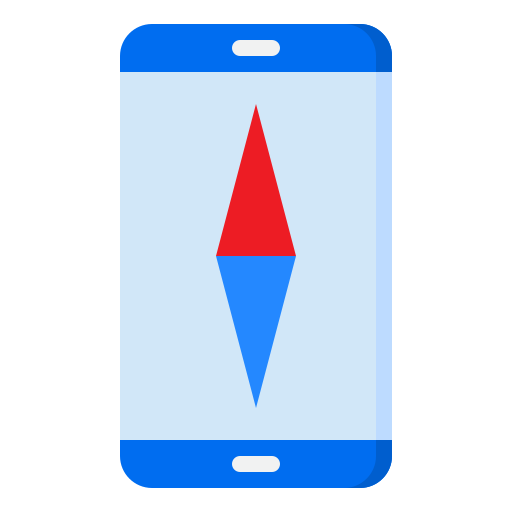 Mobile phone srip Flat icon