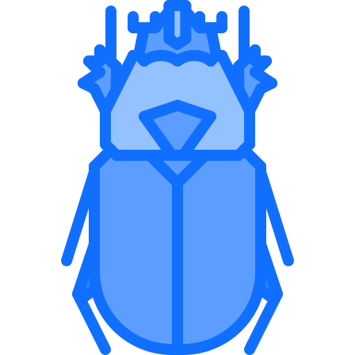 escarabajo Coloring Blue icono