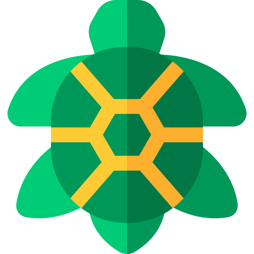 Turtle Basic Rounded Flat icon