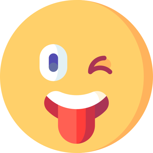 Winking Special Flat icon