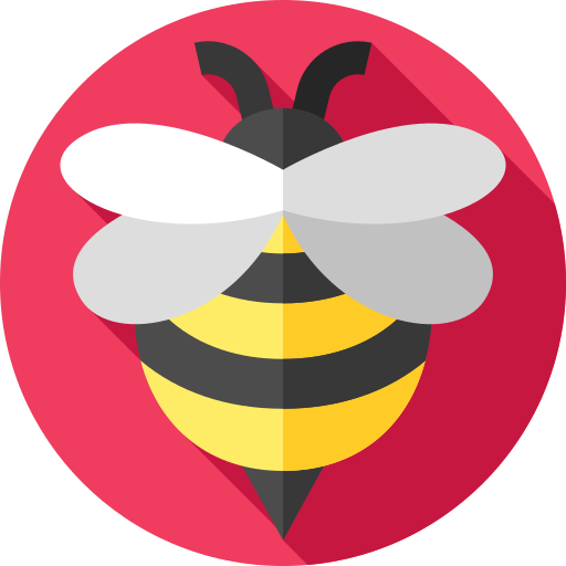 Bumblebee Flat Circular Flat icon