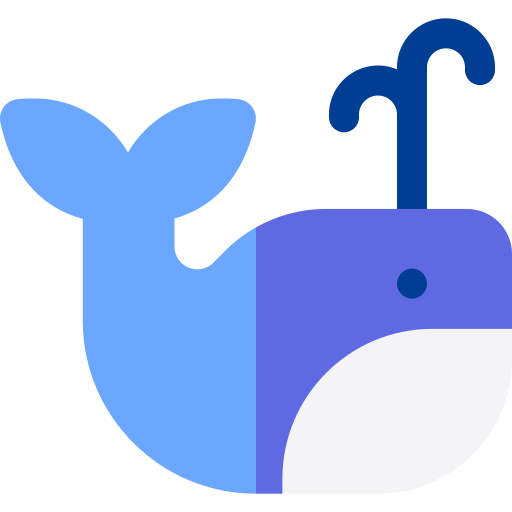 鯨 Basic Rounded Flat icon