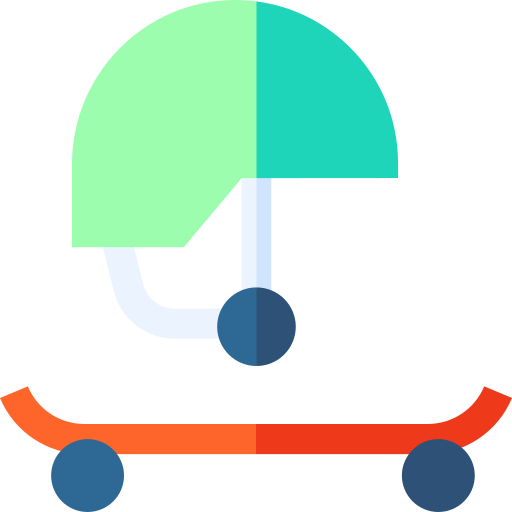 Скейтборд Basic Straight Flat иконка