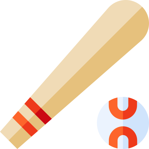 béisbol Basic Straight Flat icono