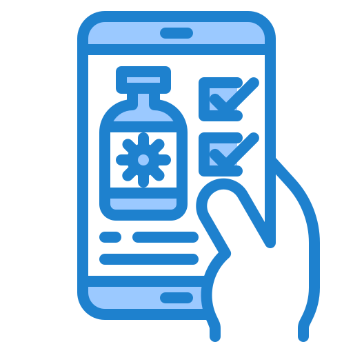 Мобильный телефон srip Blue иконка
