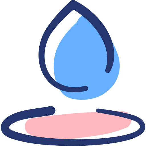 wasser Basic Hand Drawn Lineal Color icon
