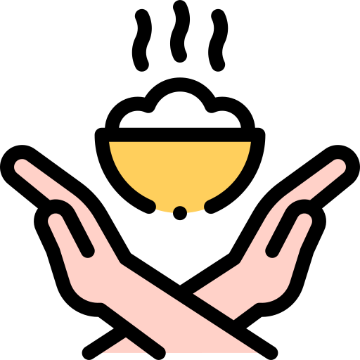 식욕 Detailed Rounded Lineal color icon