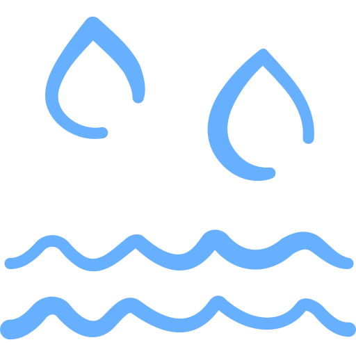 l'eau Basic Hand Drawn Color Icône