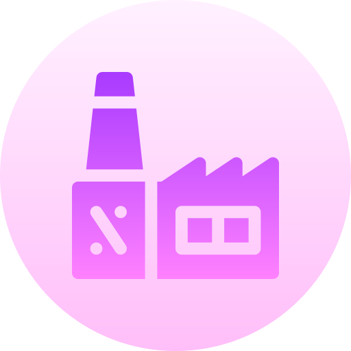 Factory Basic Gradient Circular icon