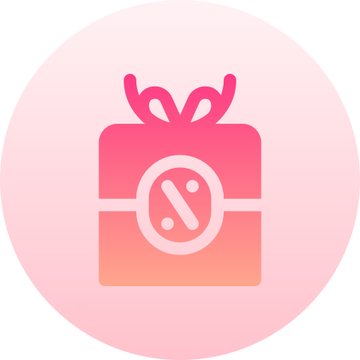 geschenkbox Basic Gradient Circular icon