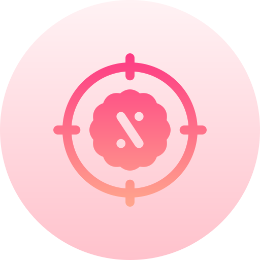 集中 Basic Gradient Circular icon
