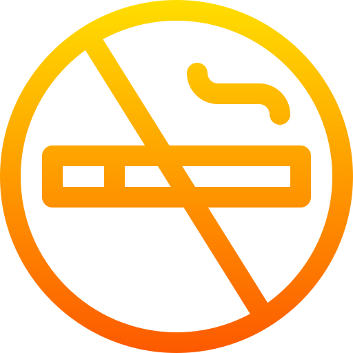 No smoking Basic Gradient Lineal color icon