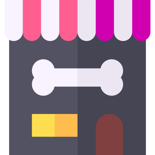 Pet shop Basic Straight Flat icon