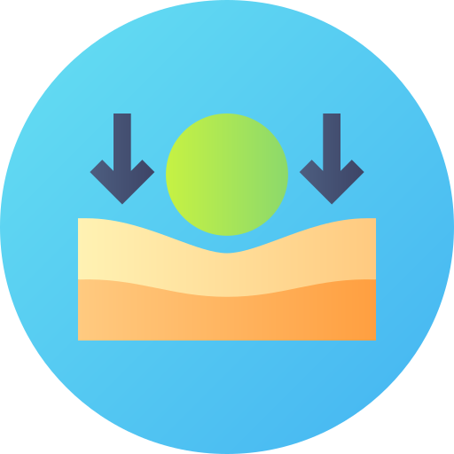 Flexible Flat Circular Gradient icon