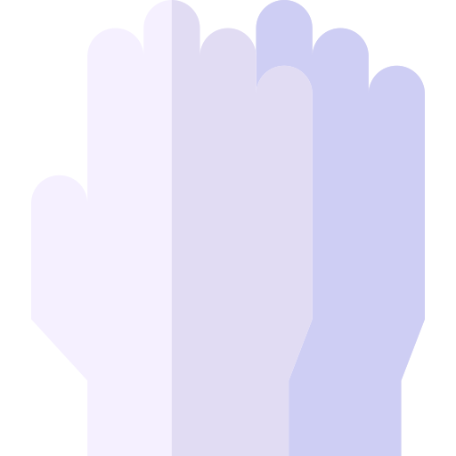 Gloves Basic Straight Flat icon