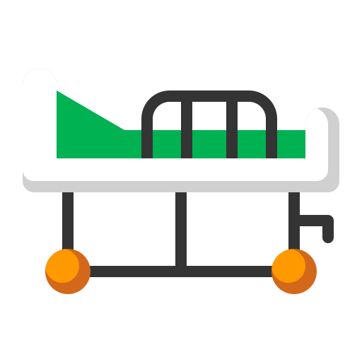의료용 침대 Generic Flat icon