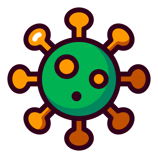 Virus Generic Outline Color icon