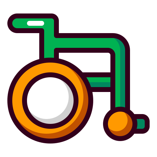 rollstuhl Generic Outline Color icon