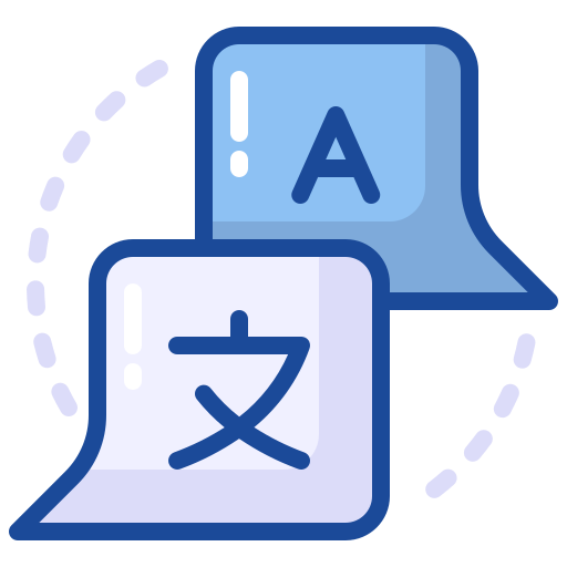 言語 Generic Blue icon