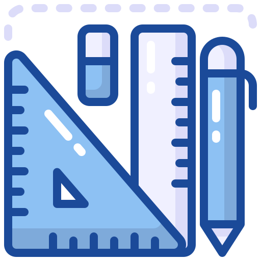 Study tools Generic Blue icon